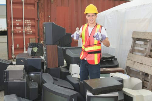 Eco-friendly loft clearance process in Fitzrovia
